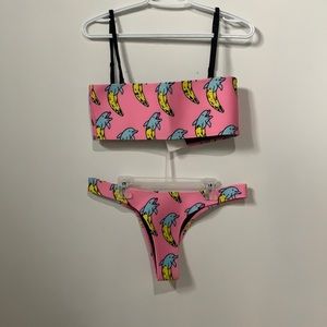 Banana dolphin hoaka bikini